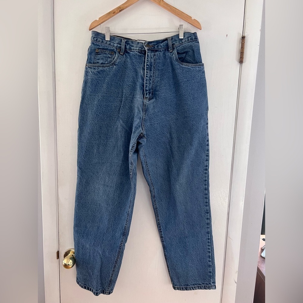 Burry Lane Lined Mom Jeans in Medium Wash Size 16